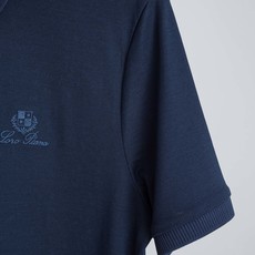 ☀️☀️ Loro Piana2026SS客供精梳棉+天丝纤维网眼珠地丝光处理丝滑透气凉爽定织翻领男士商 ☀️☀️ Loro Piana2026SS客供精梳棉+天丝纤维网眼珠地丝光处理丝滑透气凉爽定织翻领男士商