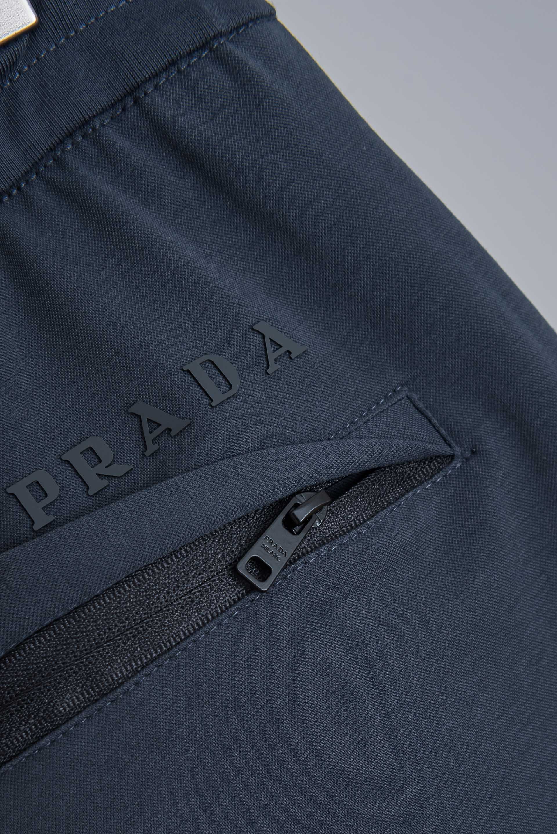 ☀️☀️PRADA普拉达2026最新款精梳棉混纺挺括有型自带筋骨感抗皱性极强四面弹力包容性好弹力松紧腰搭