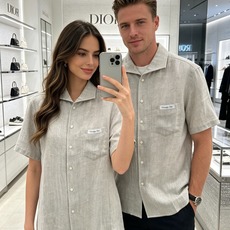dior.男士2026SS假日风休闲衬衫#非常适合追求品质的男士!客供亚麻+蚕丝面料,亚麻被誉为“天然纤 dior.男士2026SS假日风休闲衬衫#非常适合追求品质的男士!客供亚麻+蚕丝面料,亚麻被誉为“天然纤