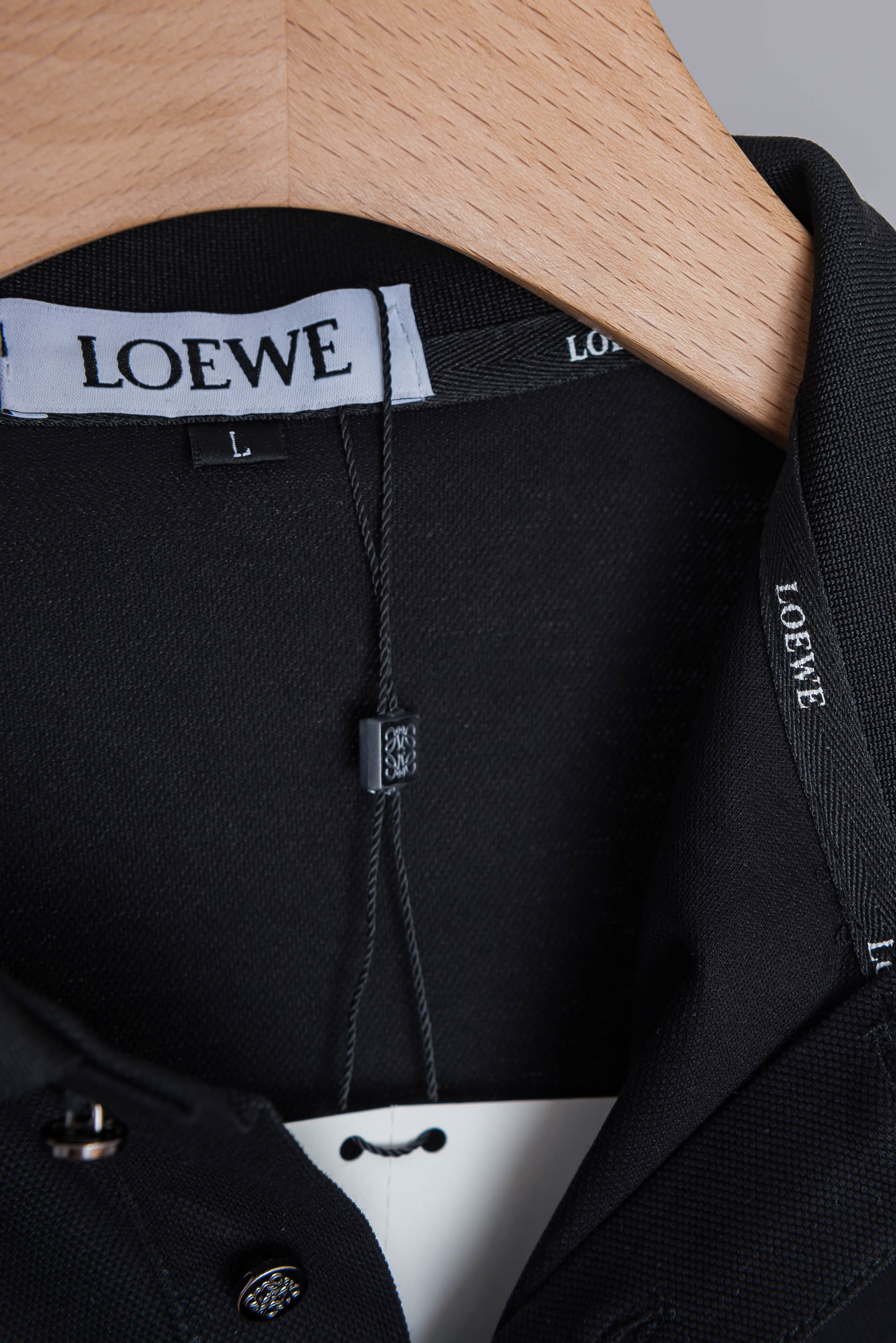 ☀️☀️loewe2026ss最新男士商务休闲纯色翻领短袖POLO衫#客供进口100%珠地棉面料，甄选上