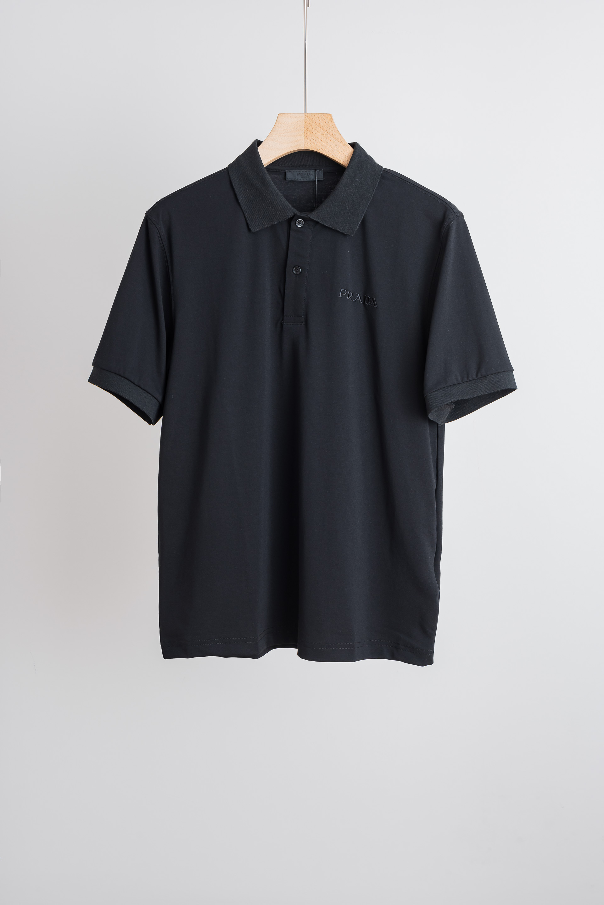 ☀️☀️ Prada 2026ss最新男士商务休闲纯色翻领短袖POLO衫#客供进口100%珠地棉面料，甄