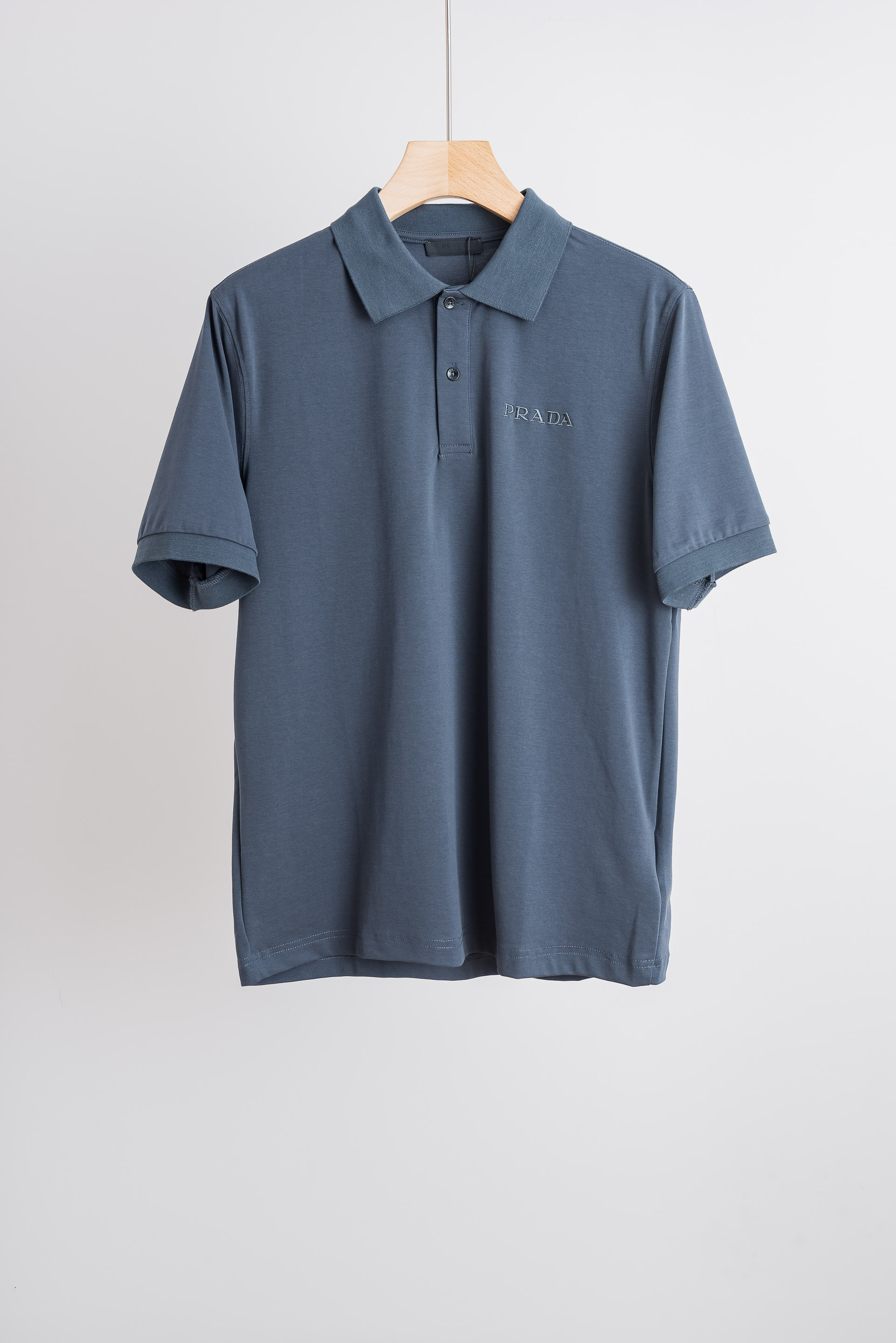 ☀️☀️ Prada 2026ss最新男士商务休闲纯色翻领短袖POLO衫#客供进口100%珠地棉面料，甄