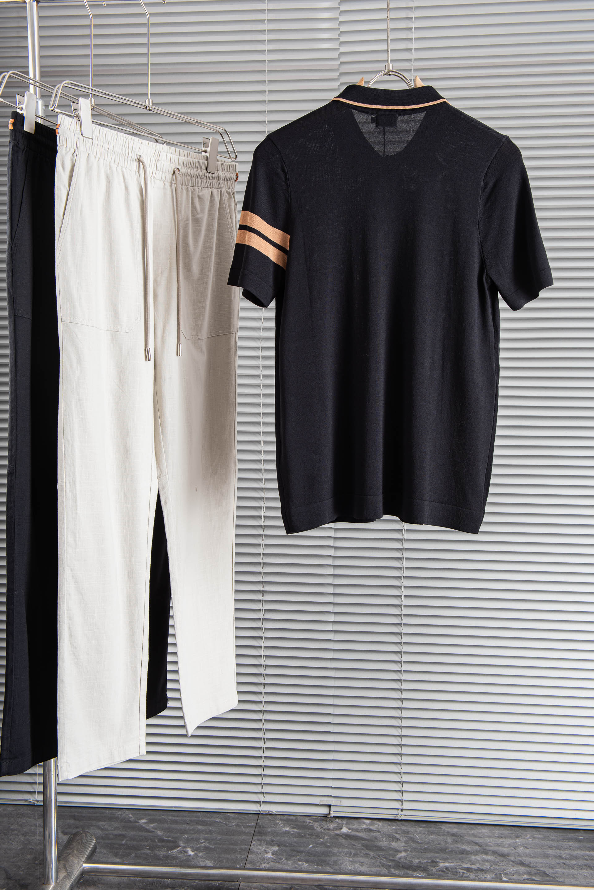 zegna 杰尼亚2026男士针织翻领短袖衫！采用高端进口针织Elite面料！弹力持久、质感高级，贴肤瞬