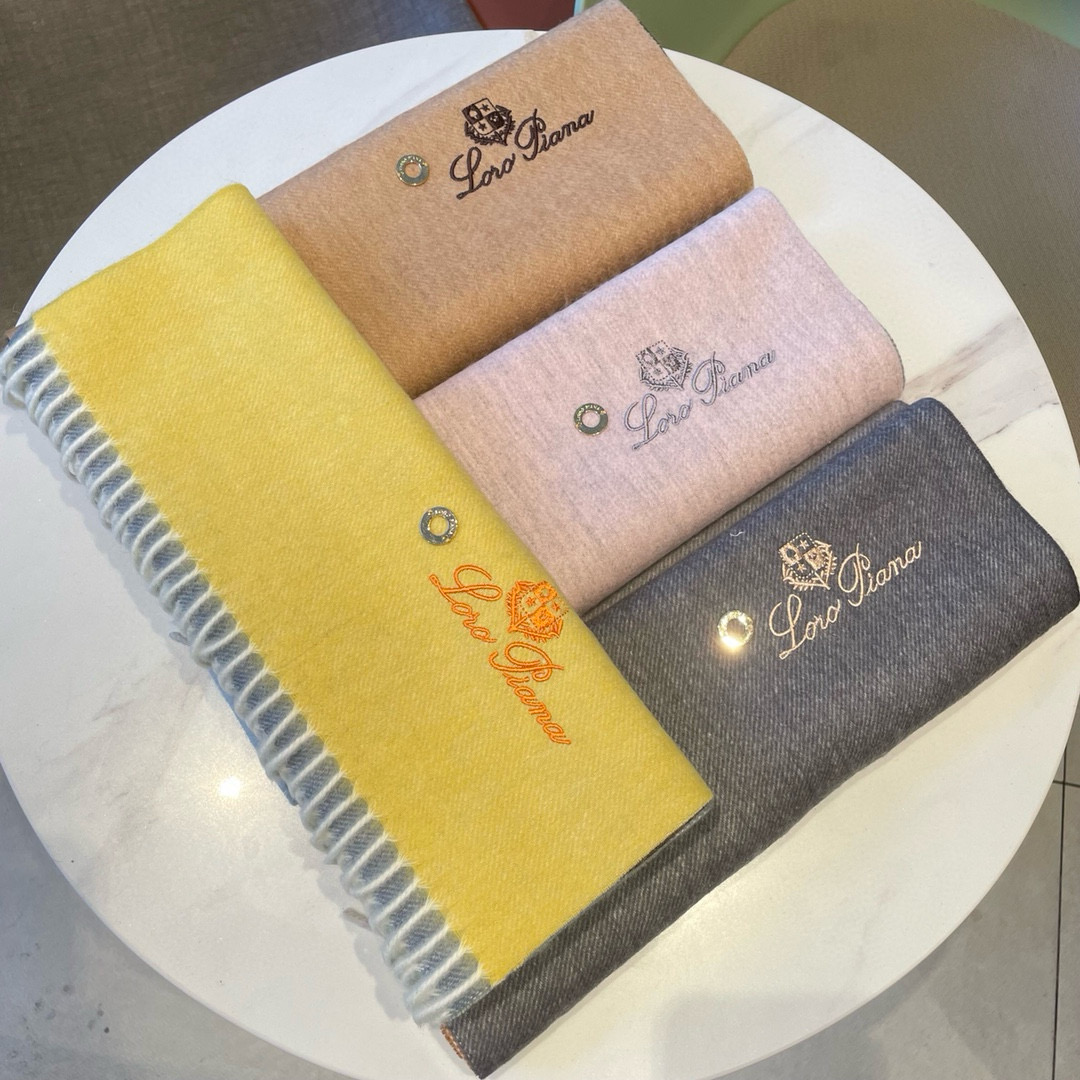 Luxurious Loro Piana Scarf Collection: High-Quality Wool in Vibrant Colors - 图片 2