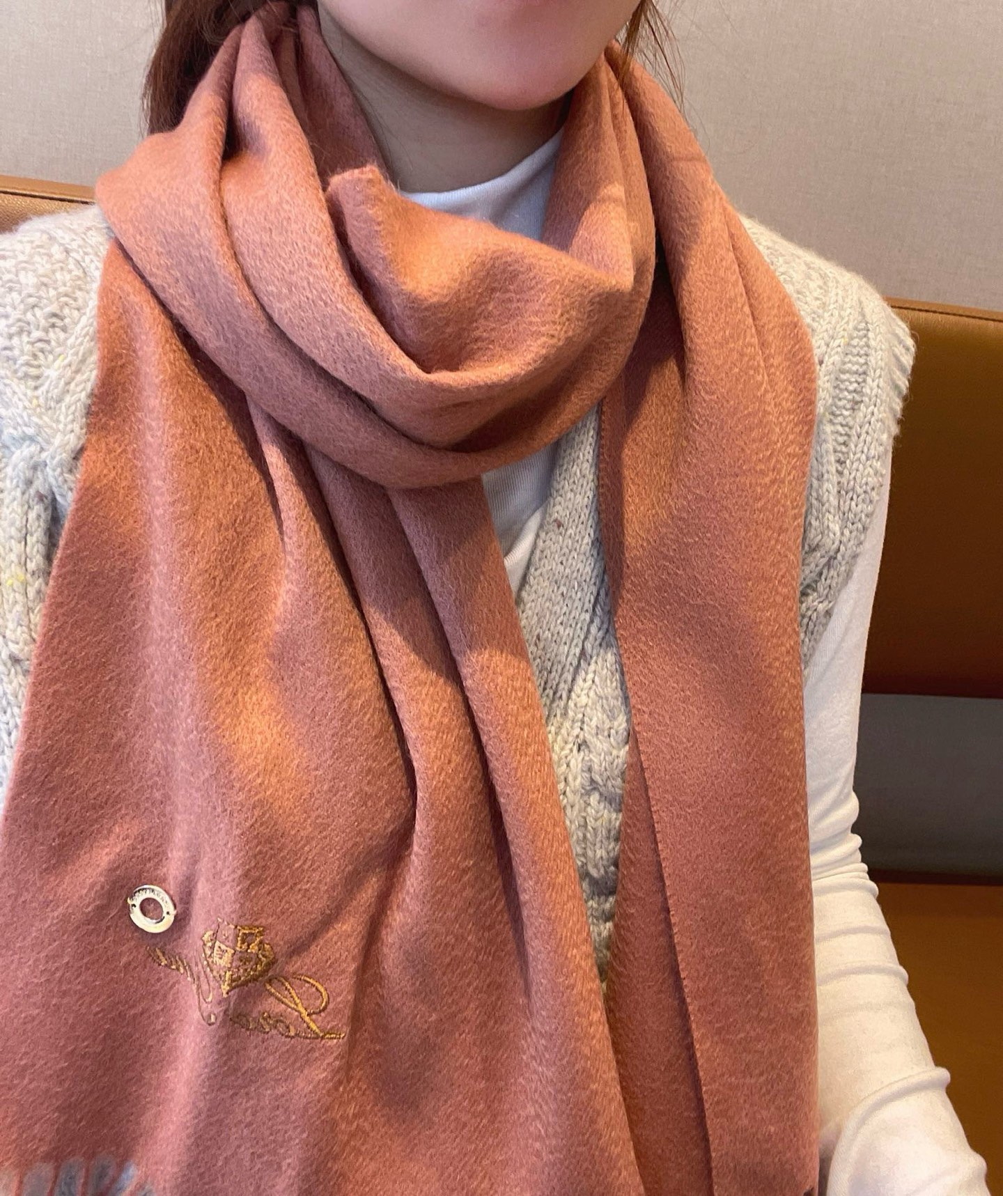 Loro Piana Cashmere Scarf: High Quality Italian Luxury for Fall Fashion