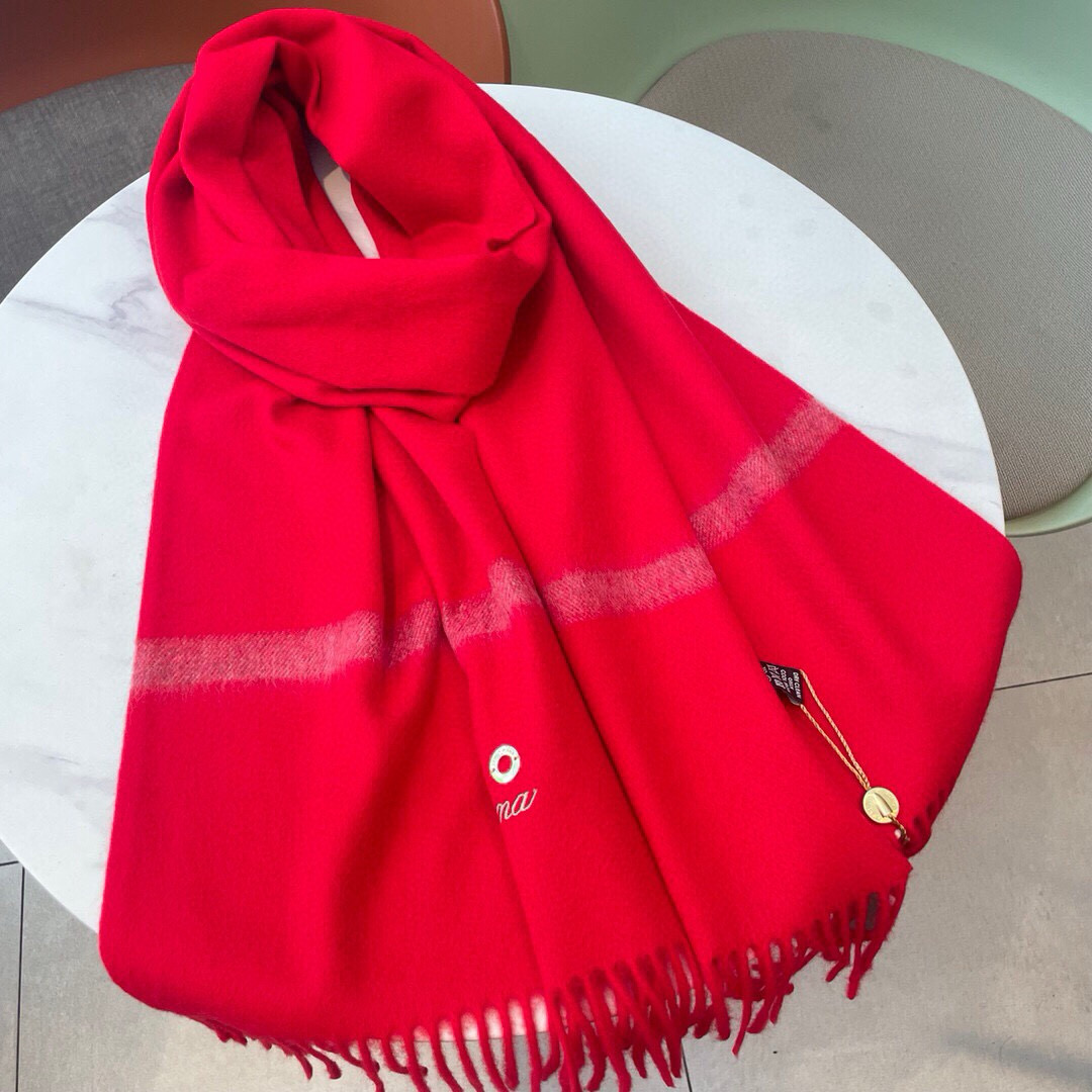 Luxurious Loro Piana Wool Scarf with Water-Coated High-Level Details - 图片 6
