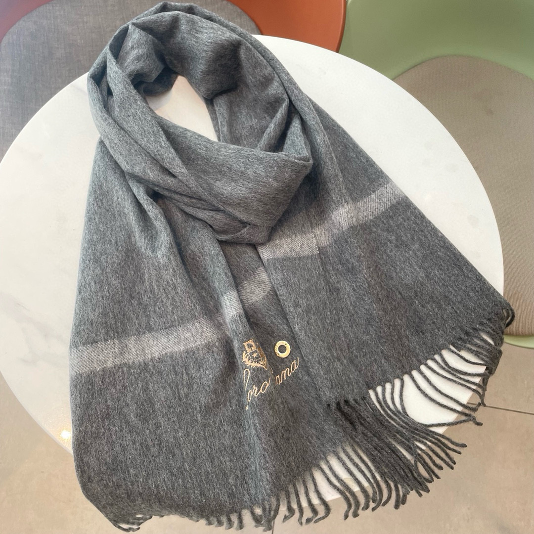 Luxurious Loro Piana Scarf: High-Quality Wool, Water-Coated, Functional and Stylish - 图片 6