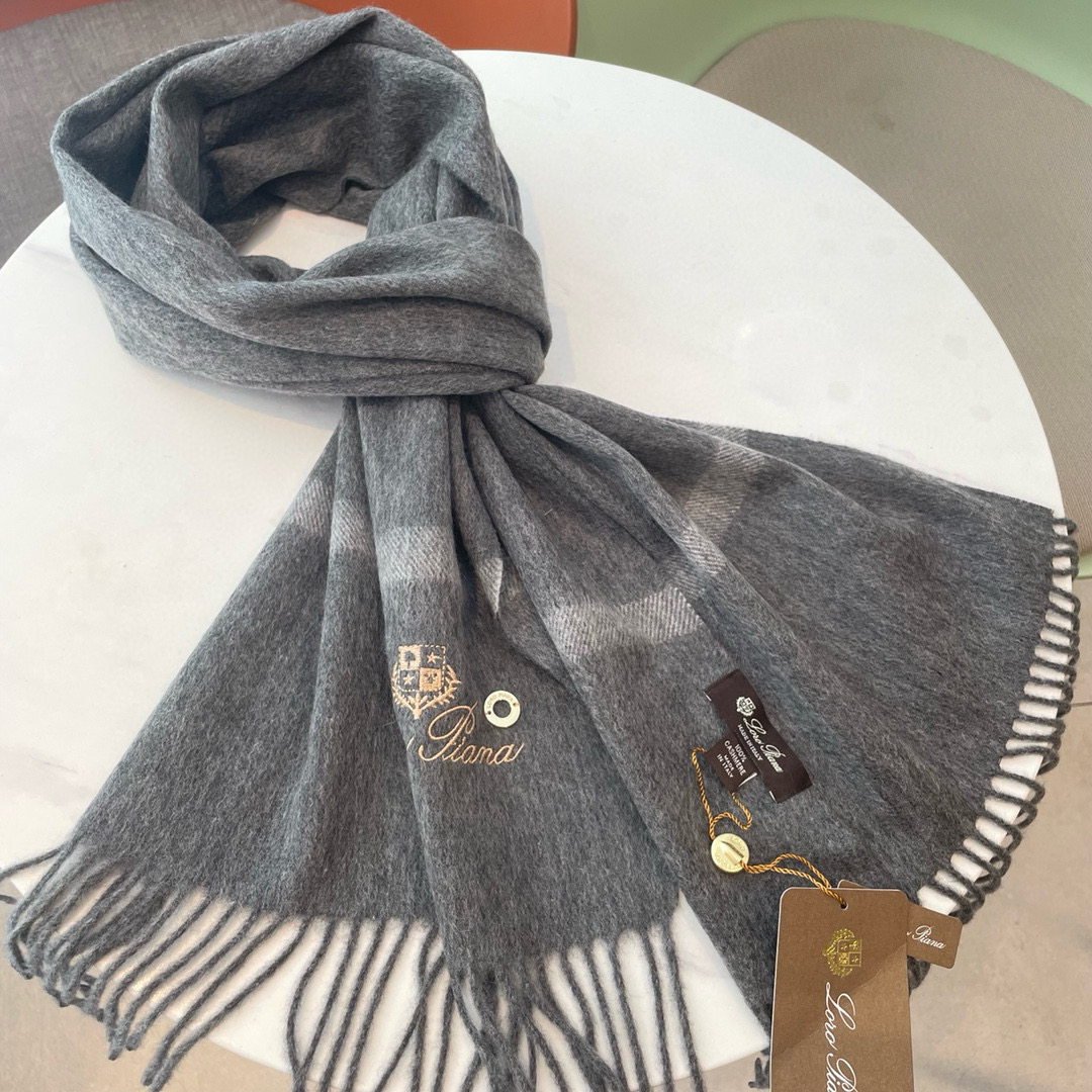 Luxurious Loro Piana Scarf: High-Quality Wool, Water-Coated, Functional and Stylish - 图片 8