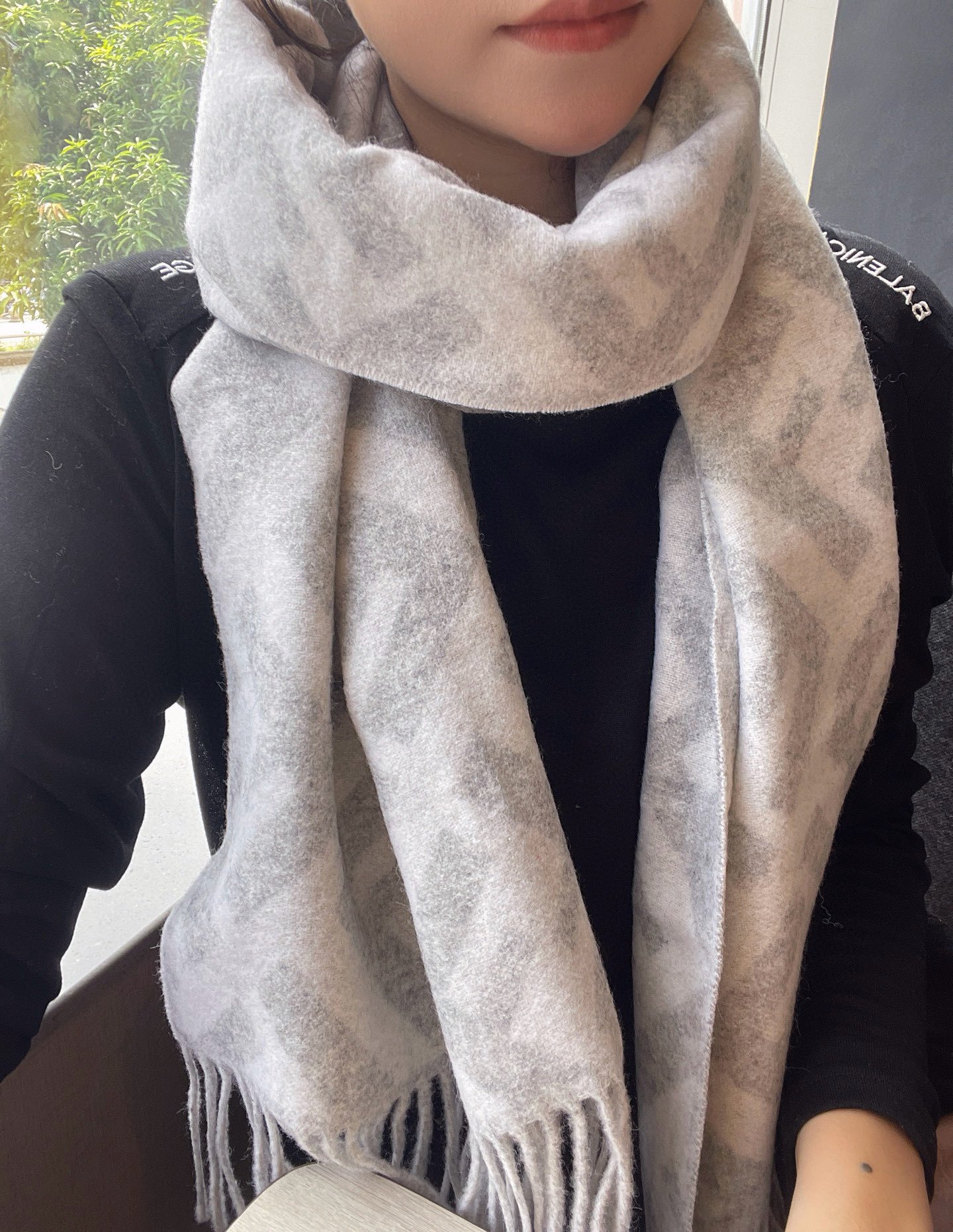 Fashion Powerhouse Fendi Dominates with Wool Scarf and Matching Dress Combo