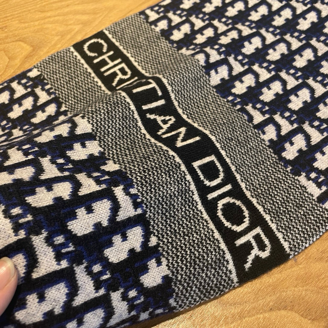 Dior 大D家 秋冬款 针织双面提花风格 高端设计师配色均考虑上身效果和色彩饱和度 色泽会浓郁而深