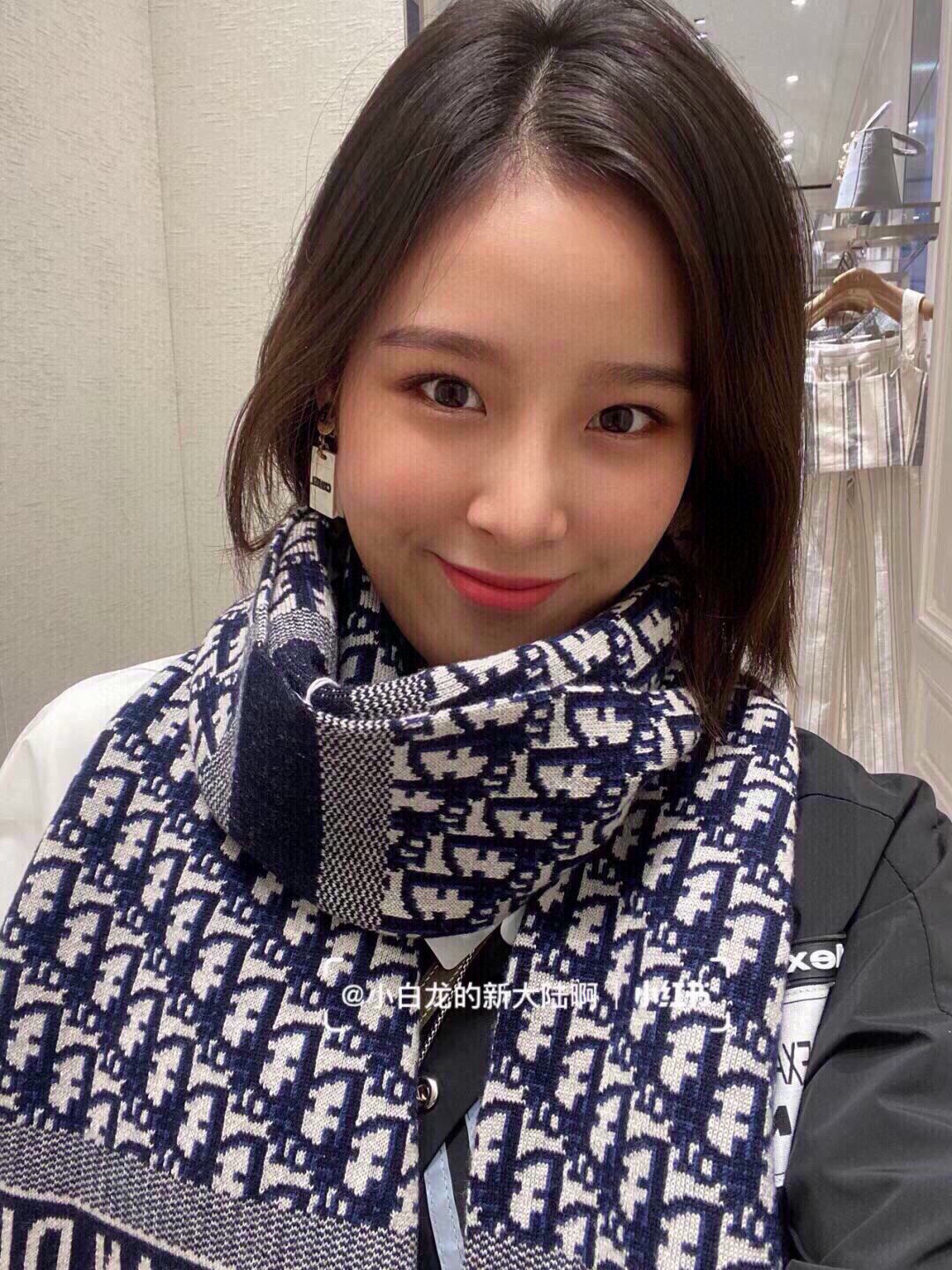 Dior 大D家 秋冬款 针织双面提花风格 高端设计师配色均考虑上身效果和色彩饱和度 色泽会浓郁而深