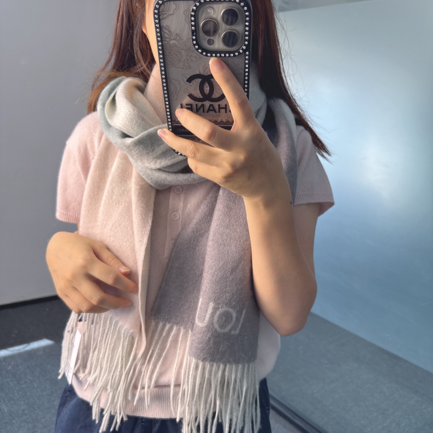 🆕【M70868】Louis Vuitton · REYKJAVIK GRADIENT渐变羊绒围巾❗️【