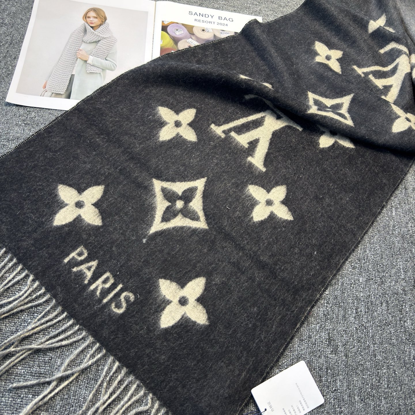 🆕【M70869】Louis Vuitton · REYKJAVIK GRADIENT渐变羊绒围巾❗️【