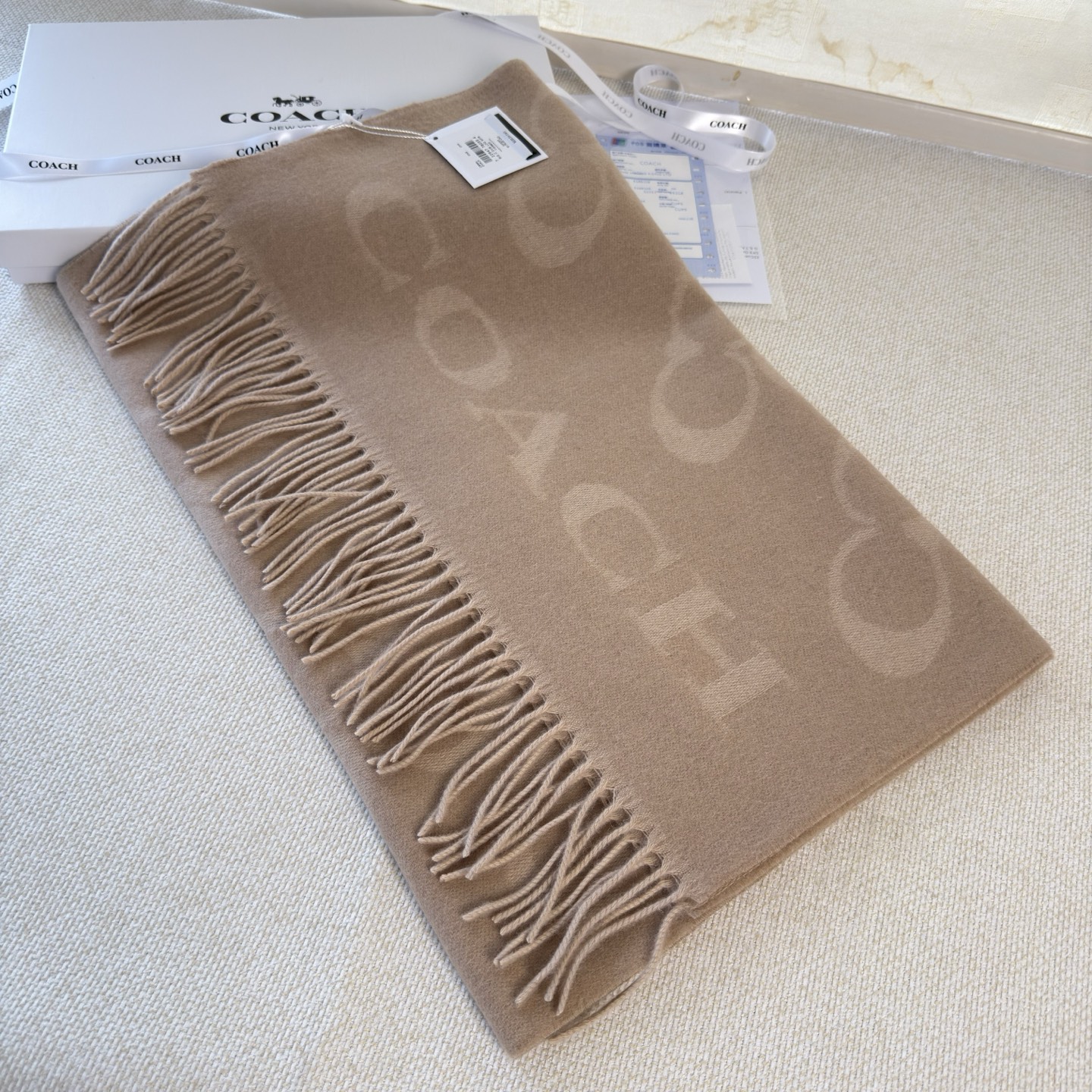 🆕【COCAH · 蔻驰经典斜纹字母】专柜都在抢货的节奏❗️【高端原版尾单全套辅料齐全】Coach经典斜