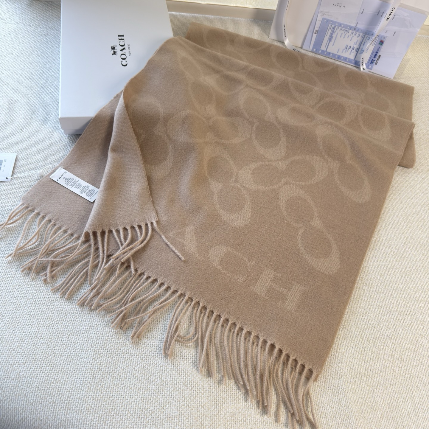 🆕【COCAH · 蔻驰经典斜纹字母】专柜都在抢货的节奏❗️【高端原版尾单全套辅料齐全】Coach经典斜