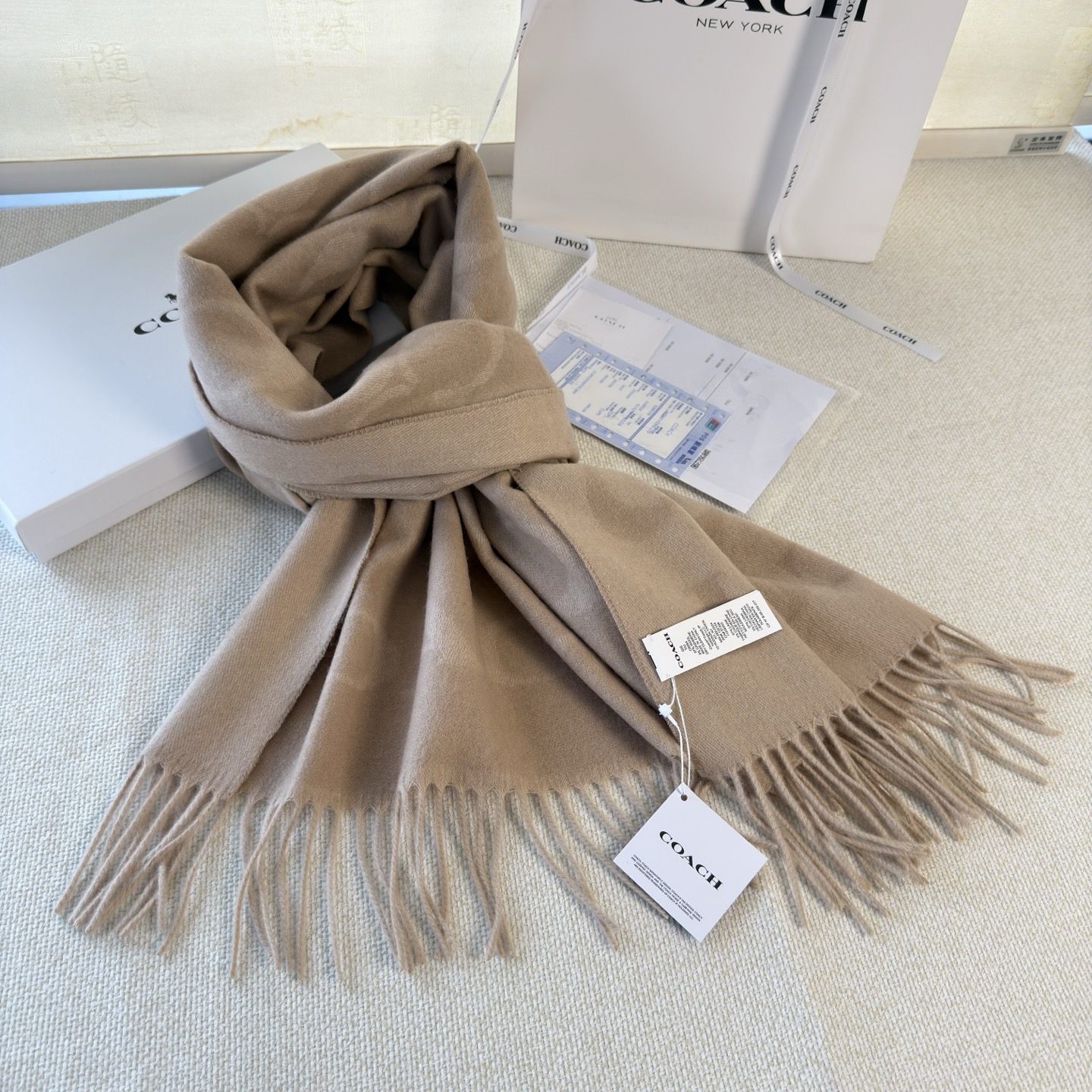 🆕【COCAH · 蔻驰经典斜纹字母】专柜都在抢货的节奏❗️【高端原版尾单全套辅料齐全】Coach经典斜