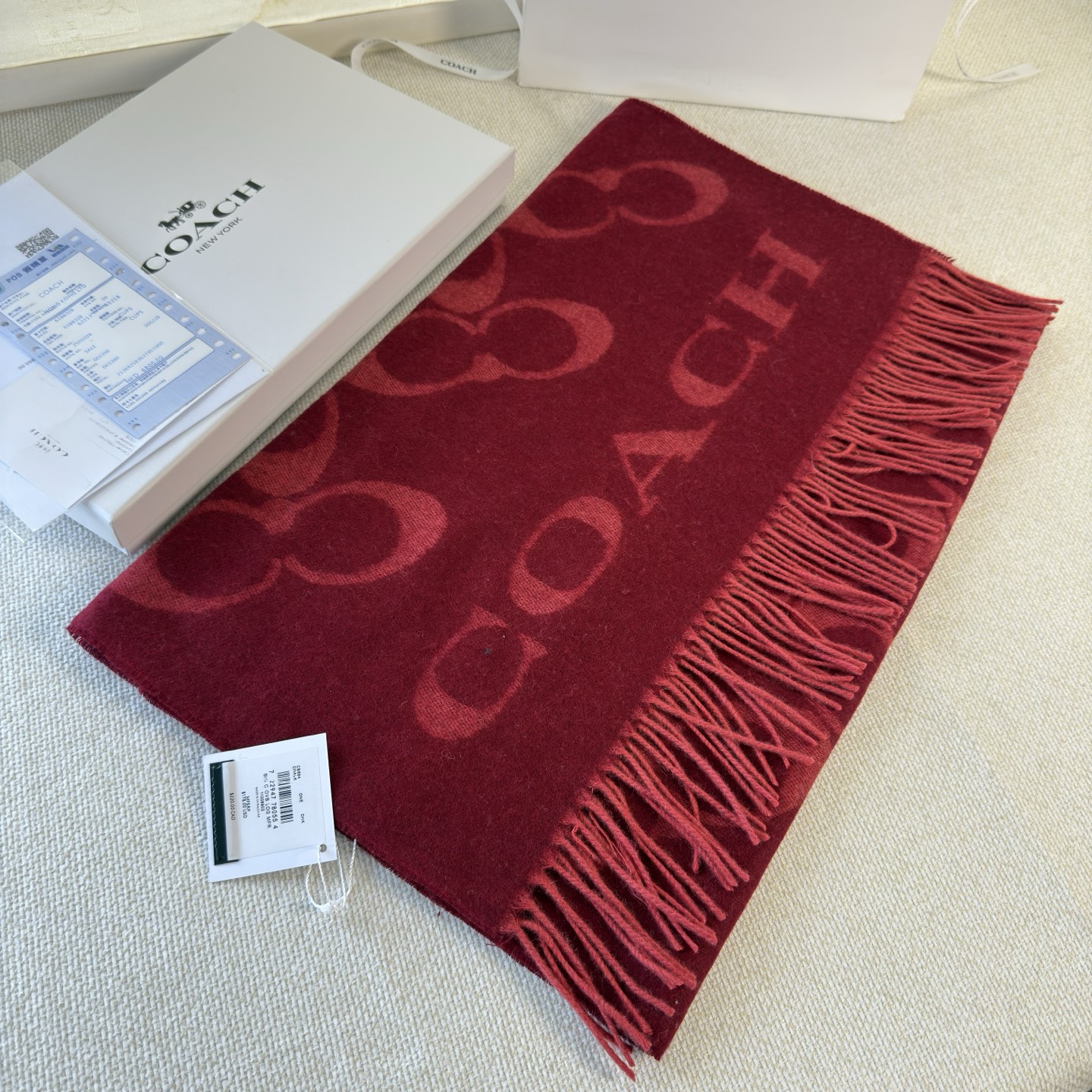 🆕【COCAH · 蔻驰经典斜纹字母】专柜都在抢货的节奏❗️【高端原版尾单全套辅料齐全】Coach经典斜