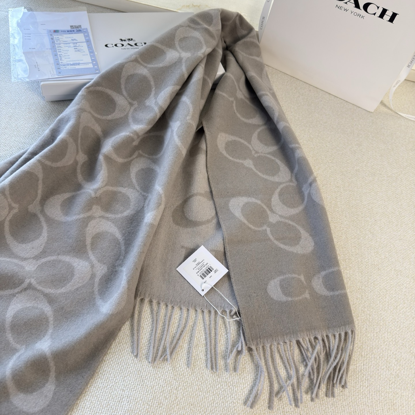 🆕【COCAH · 蔻驰经典斜纹字母】专柜都在抢货的节奏❗️【高端原版尾单全套辅料齐全】Coach经典斜