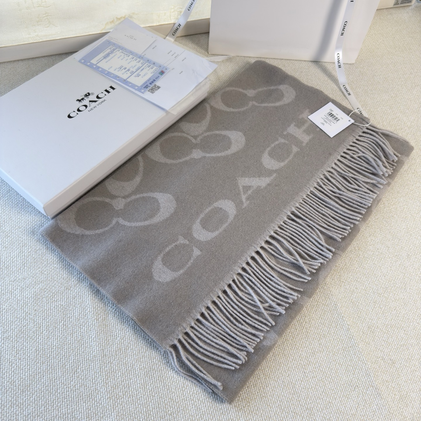 🆕【COCAH · 蔻驰经典斜纹字母】专柜都在抢货的节奏❗️【高端原版尾单全套辅料齐全】Coach经典斜