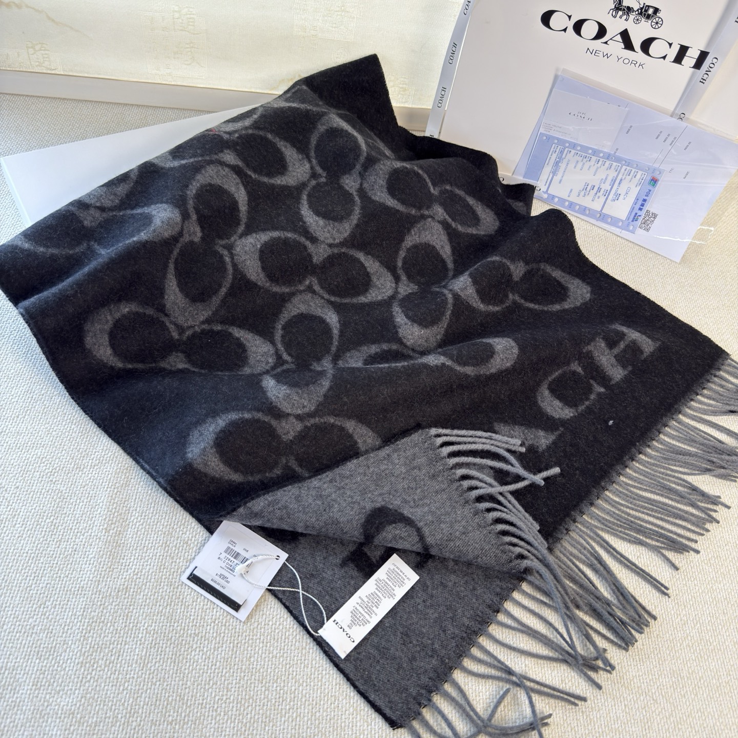 🆕【COCAH · 蔻驰经典斜纹字母】专柜都在抢货的节奏❗️【高端原版尾单全套辅料齐全】Coach经典斜