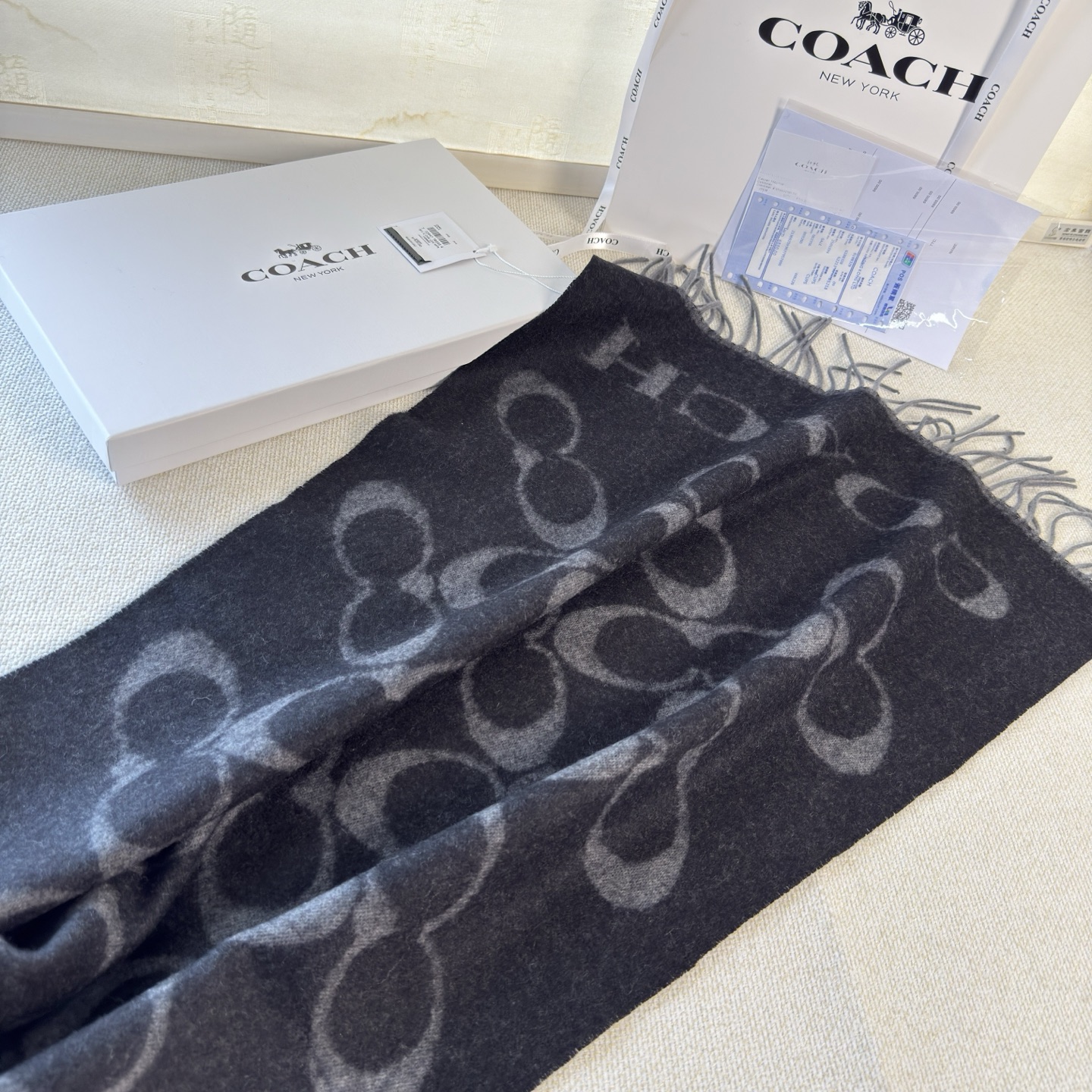 🆕【COCAH · 蔻驰经典斜纹字母】专柜都在抢货的节奏❗️【高端原版尾单全套辅料齐全】Coach经典斜