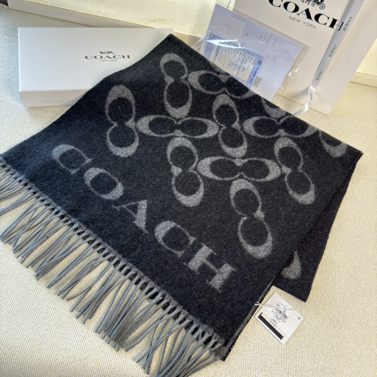 🆕【COCAH · 蔻驰经典斜纹字母】专柜都在抢货的节奏❗️【高端原版尾单全套辅料齐全】Coach经典斜