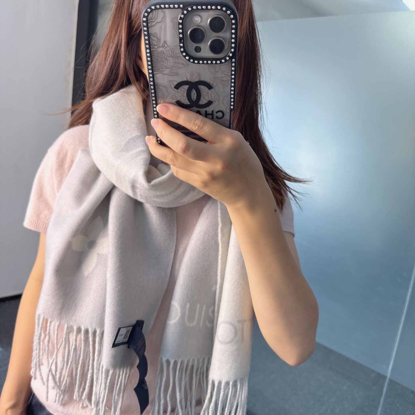 🆕【高端芯片版本】Louis Vitton · 霍思燕同款披肩围巾两用【带芯片+二维码+一色一编码】❗️