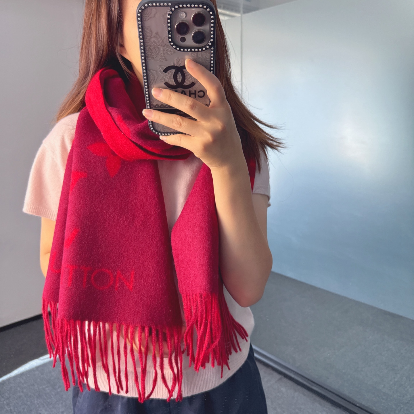 🆕【高端芯片版本】Louis Vitton · 霍思燕同款披肩围巾两用【带芯片+二维码+一色一编码】❗️