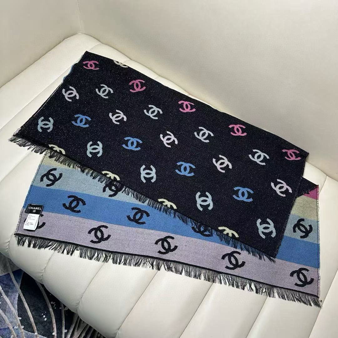 🆕市面最正的货，火爆了全网的彩虹香奶奶，Chanel24C香奈儿彩虹围巾，芭比的配色，上身非常好看，香奈