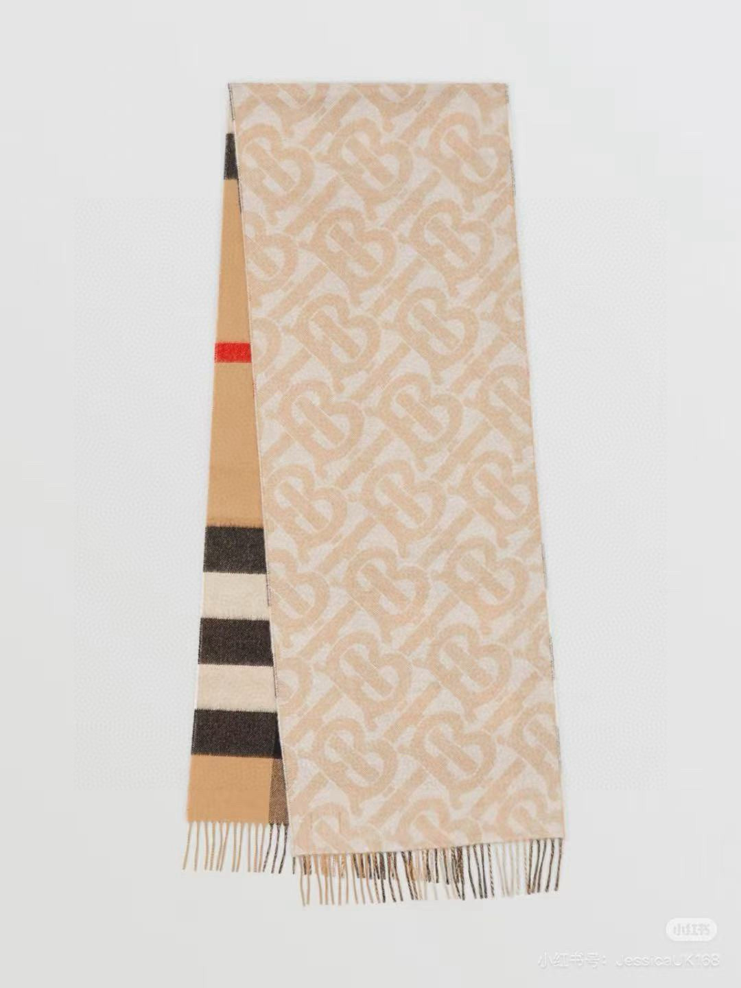 🆕❗️高版合股纱 · 法国的外贸订单 ❗️Bur经典款TB典藏款系列❗️提花精纺羊绒围巾，产自苏格兰工坊