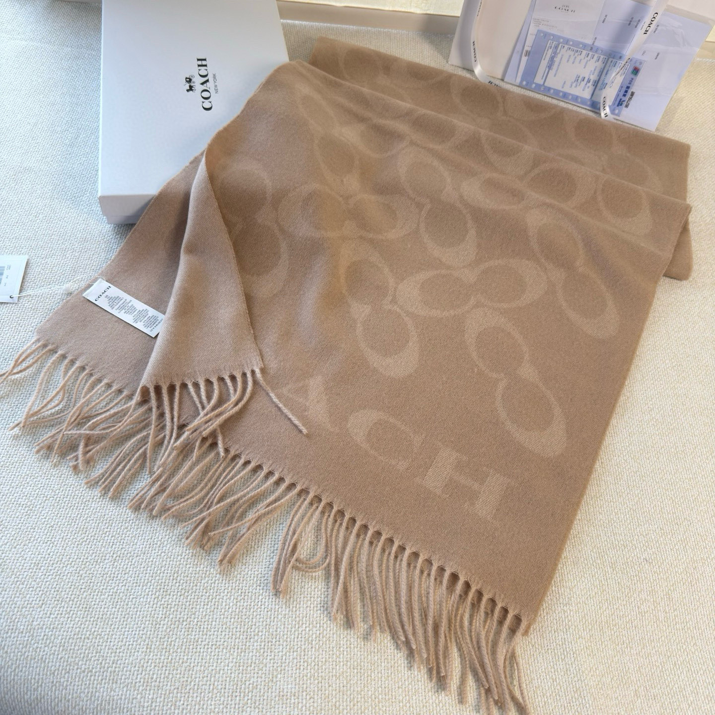 🆕【COCAH · 蔻驰经典斜纹字母】专柜都在抢货的节奏❗️【高端原版尾单全套辅料齐全】Coach经典斜