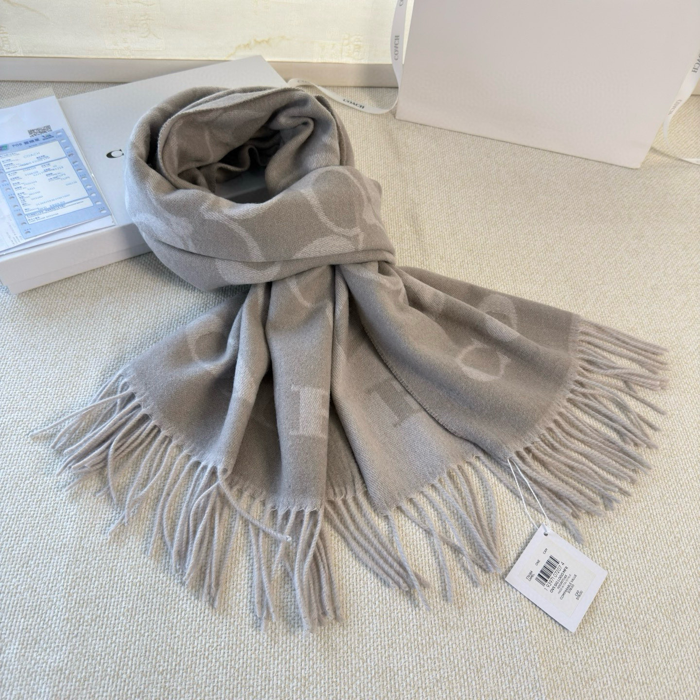 🆕【COCAH · 蔻驰经典斜纹字母】专柜都在抢货的节奏❗️【高端原版尾单全套辅料齐全】Coach经典斜