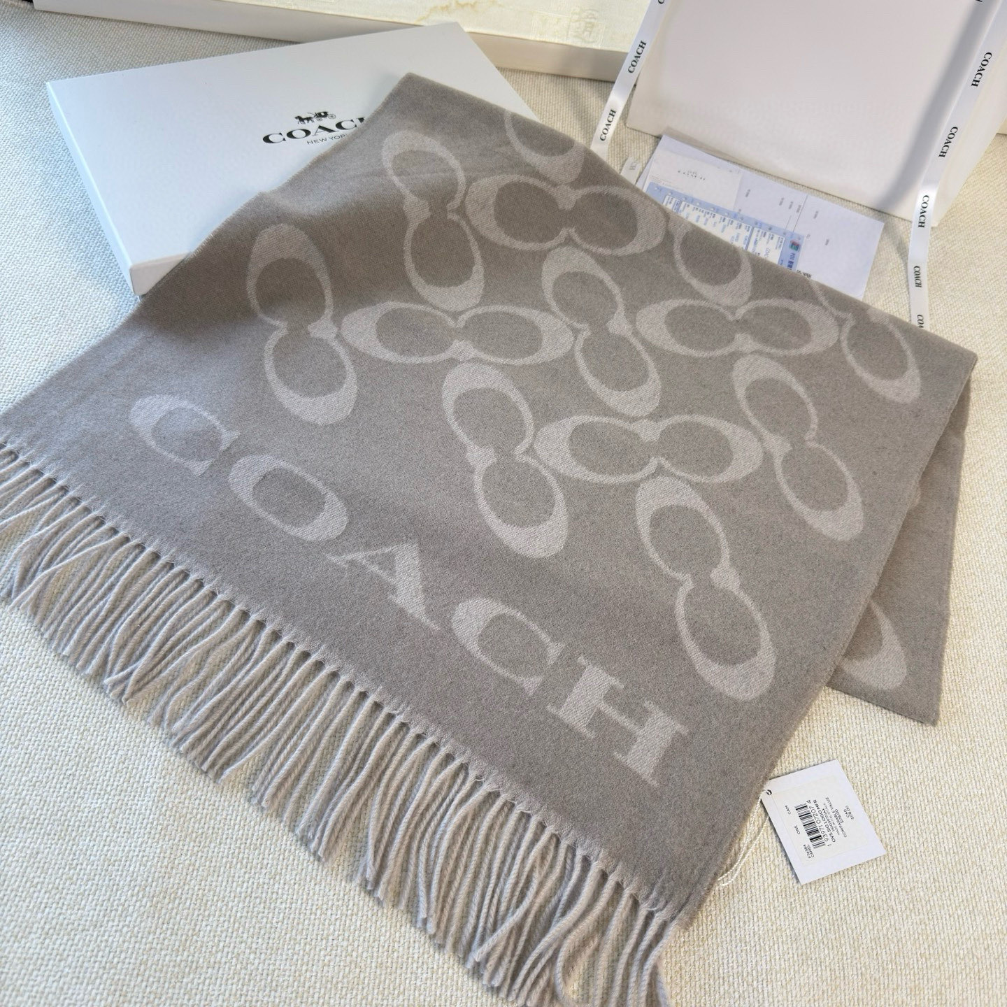 🆕【COCAH · 蔻驰经典斜纹字母】专柜都在抢货的节奏❗️【高端原版尾单全套辅料齐全】Coach经典斜
