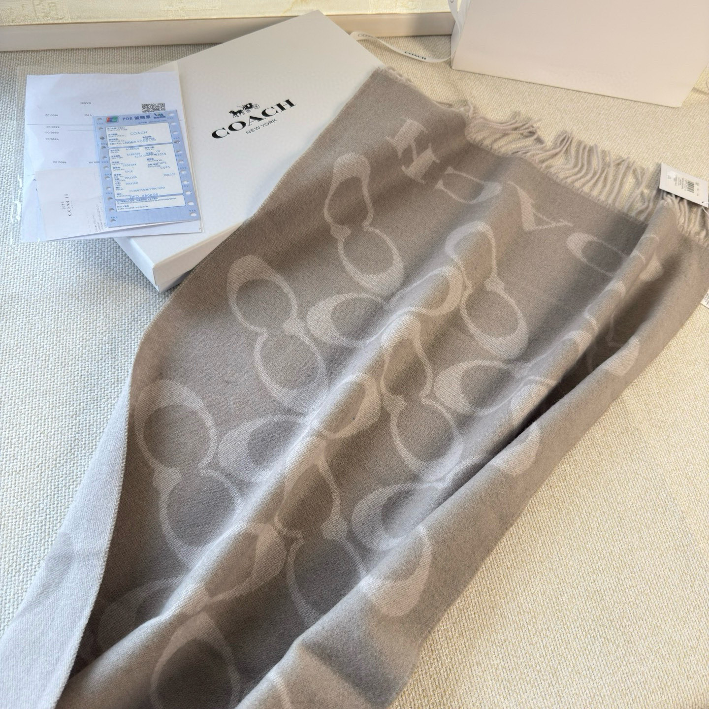 🆕【COCAH · 蔻驰经典斜纹字母】专柜都在抢货的节奏❗️【高端原版尾单全套辅料齐全】Coach经典斜