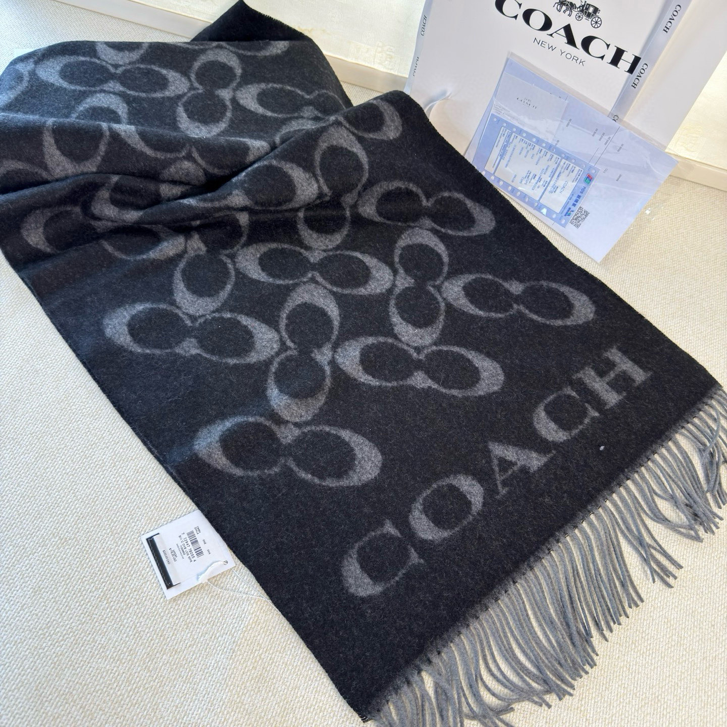 🆕【COCAH · 蔻驰经典斜纹字母】专柜都在抢货的节奏❗️【高端原版尾单全套辅料齐全】Coach经典斜
