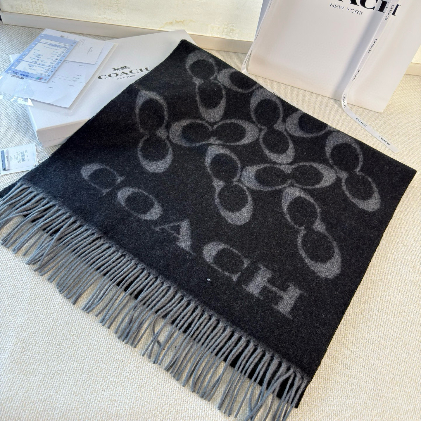 🆕【COCAH · 蔻驰经典斜纹字母】专柜都在抢货的节奏❗️【高端原版尾单全套辅料齐全】Coach经典斜