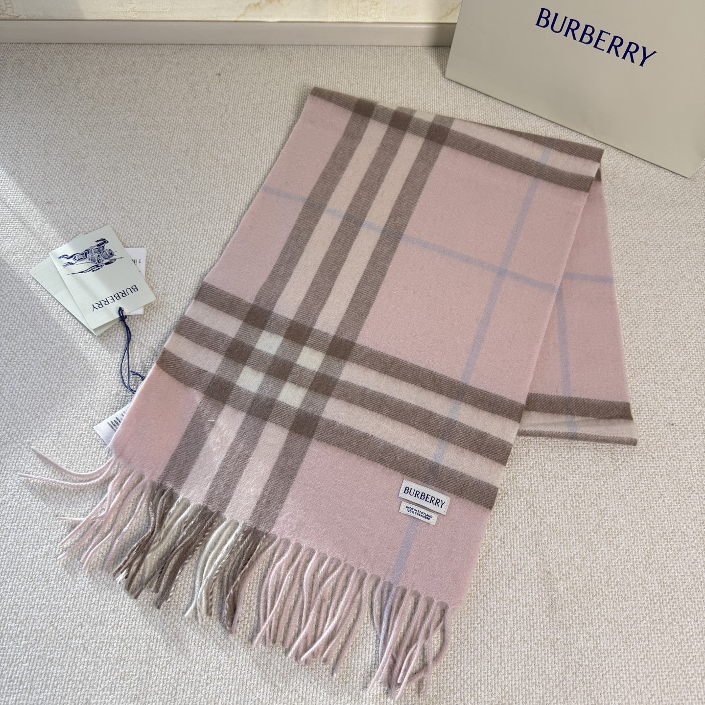 🆕【纯羊绒芯片版】Burberry · 巴宝莉经典万年格子❗️老款新作，最新官网全套辅料❗️HK🇭🇰外贸