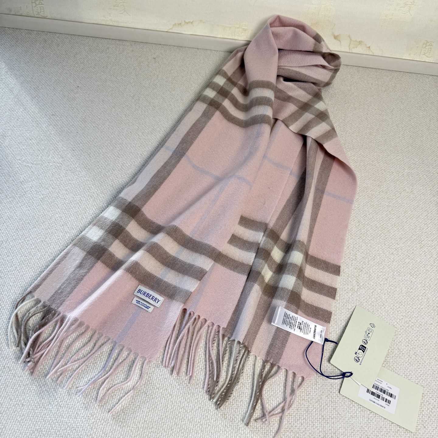 🆕【纯羊绒芯片版】Burberry · 巴宝莉经典万年格子❗️老款新作，最新官网全套辅料❗️HK🇭🇰外贸