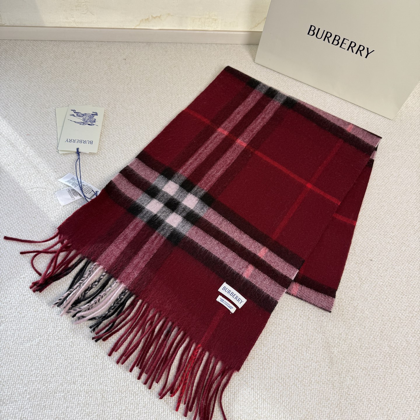 🆕【纯羊绒芯片版】Burberry · 巴宝莉经典万年格子❗️老款新作，最新官网全套辅料❗️HK🇭🇰外贸