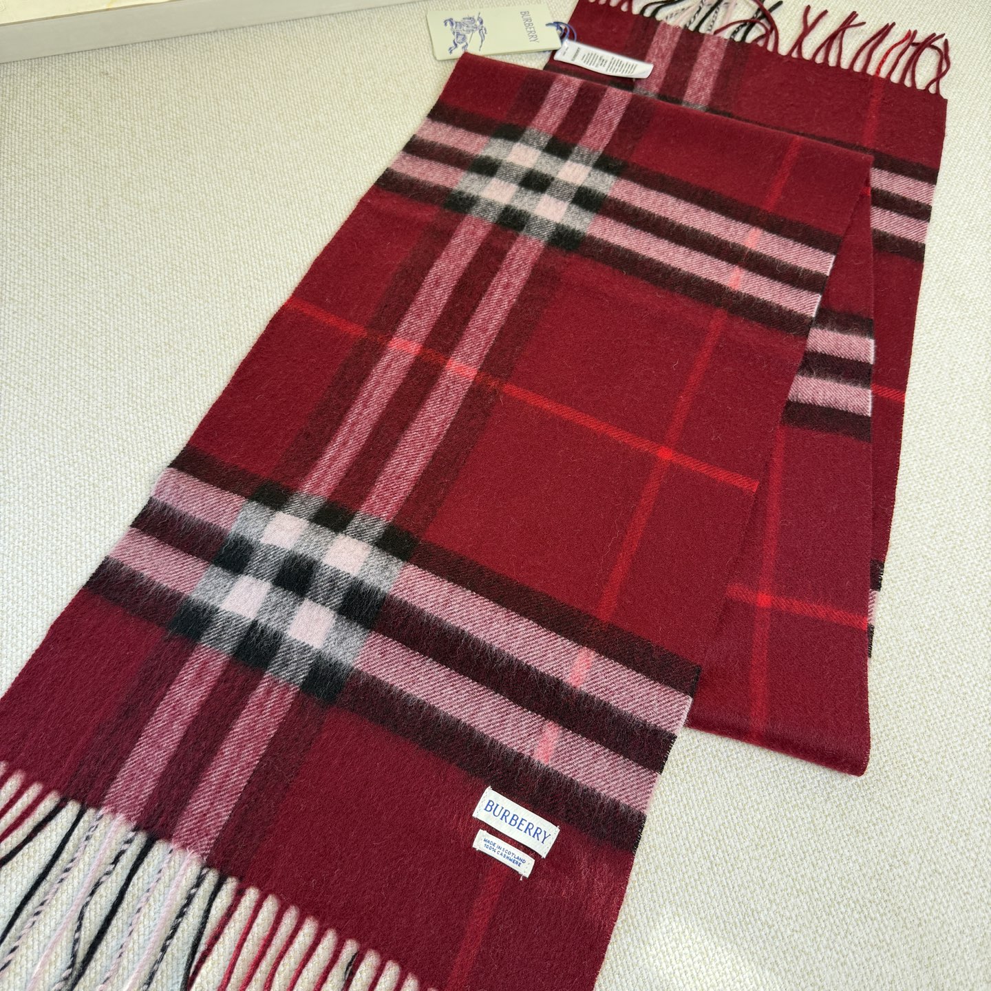 🆕【纯羊绒芯片版】Burberry · 巴宝莉经典万年格子❗️老款新作，最新官网全套辅料❗️HK🇭🇰外贸