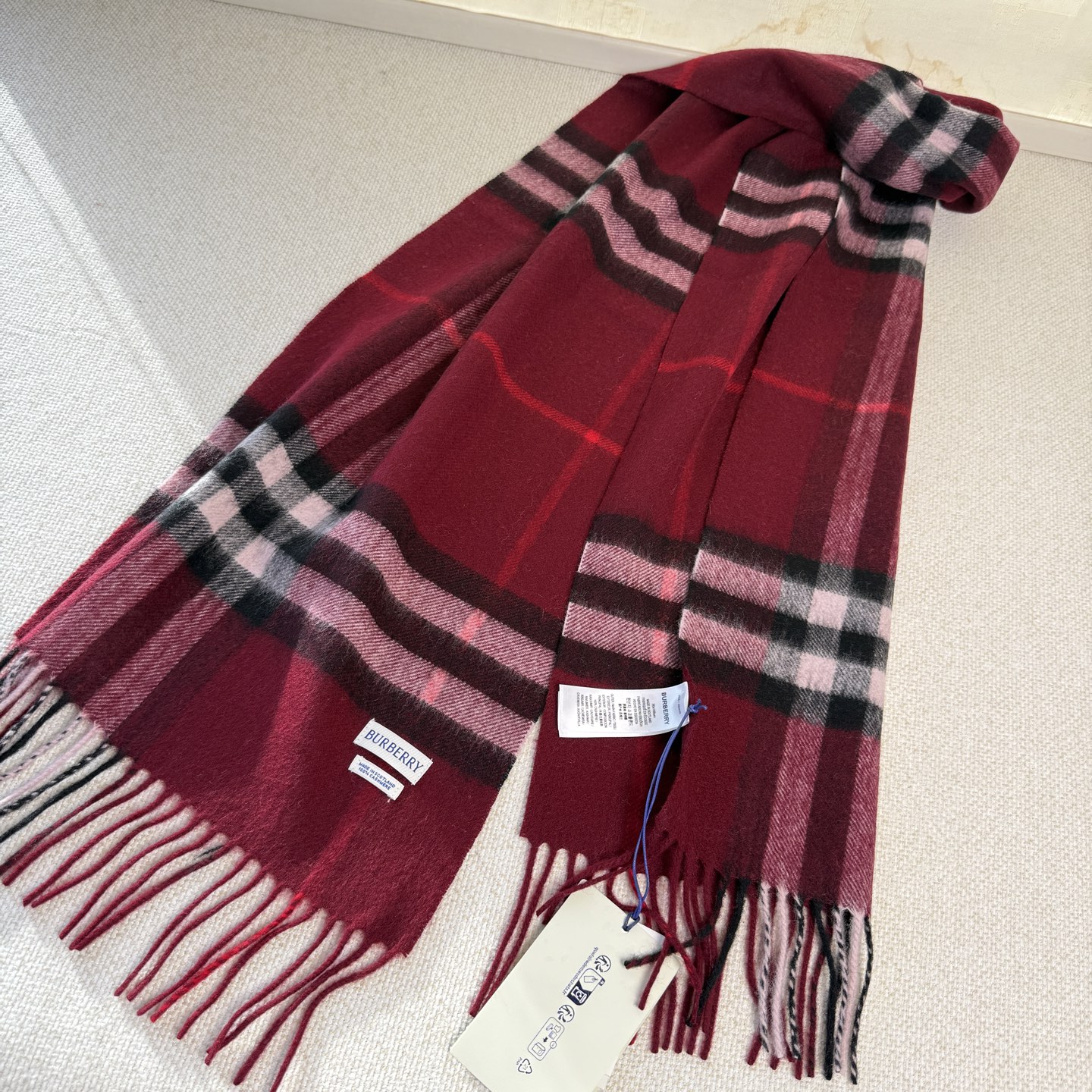 🆕【纯羊绒芯片版】Burberry · 巴宝莉经典万年格子❗️老款新作，最新官网全套辅料❗️HK🇭🇰外贸