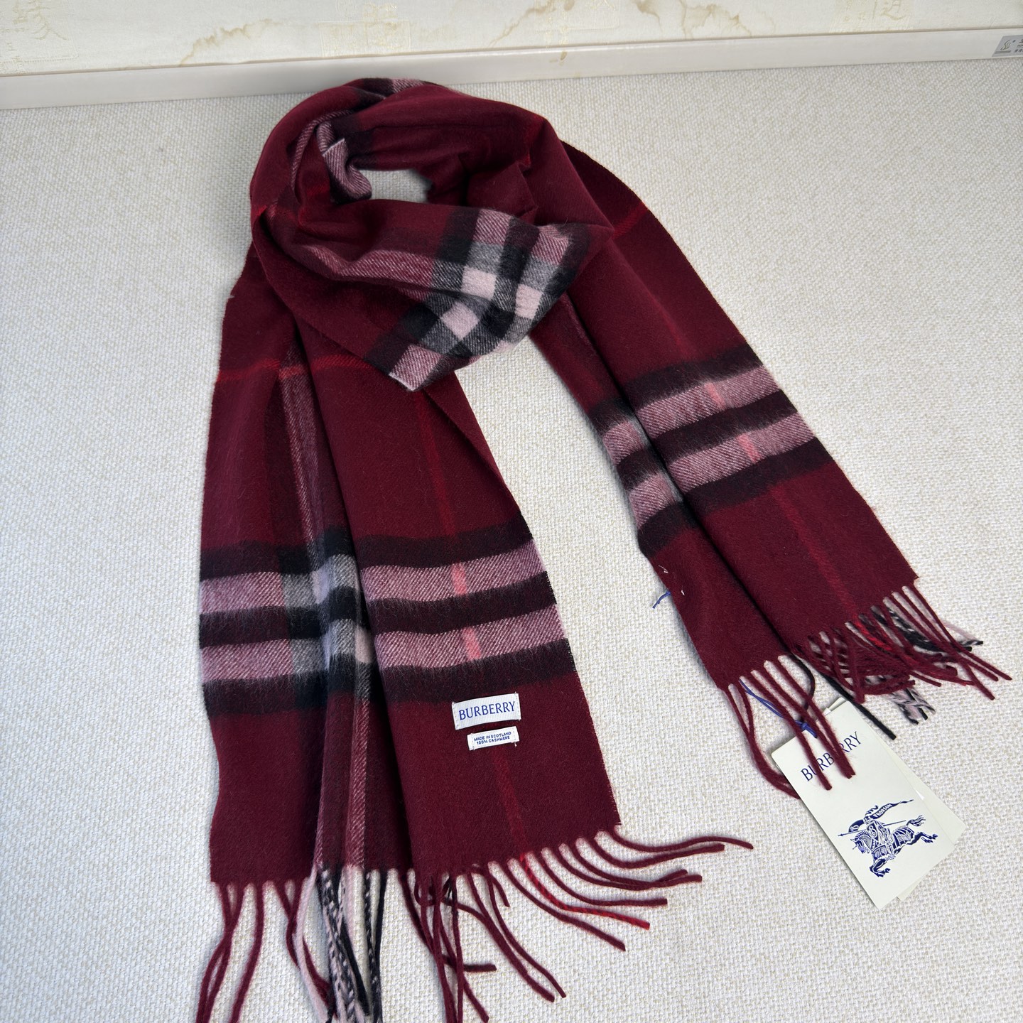 🆕【纯羊绒芯片版】Burberry · 巴宝莉经典万年格子❗️老款新作，最新官网全套辅料❗️HK🇭🇰外贸