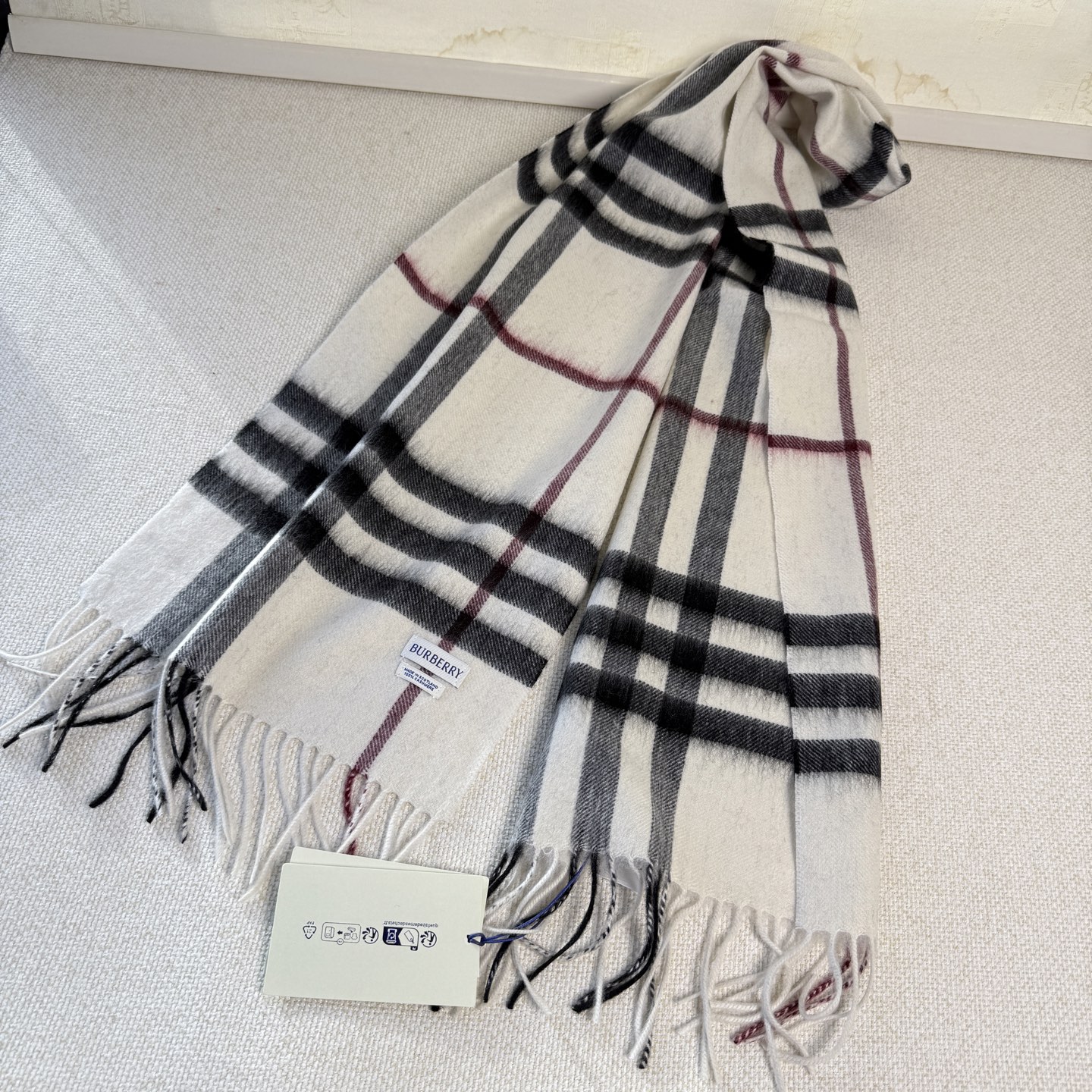 🆕【纯羊绒芯片版】Burberry · 巴宝莉经典万年格子❗️老款新作，最新官网全套辅料❗️HK🇭🇰外贸