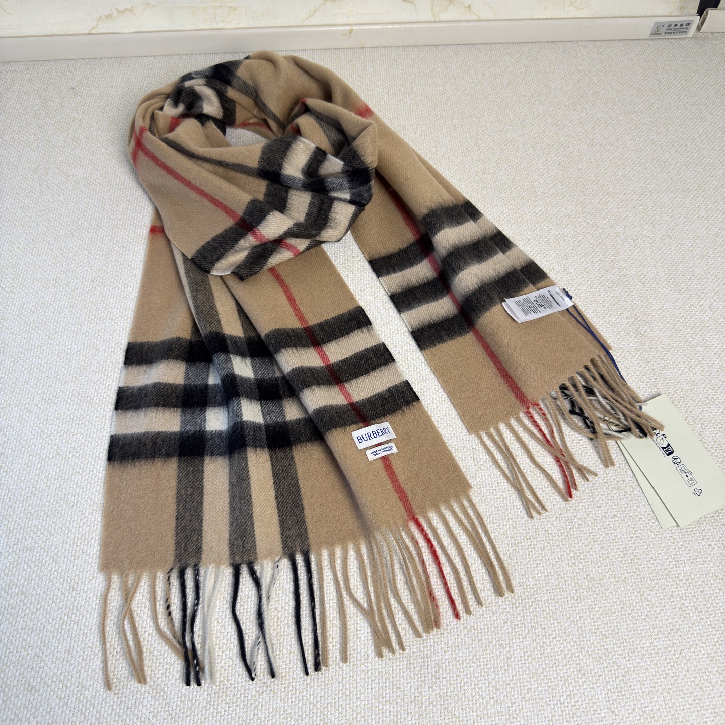🆕【纯羊绒芯片版】Burberry · 巴宝莉经典万年格子❗️老款新作，最新官网全套辅料❗️HK🇭🇰外贸