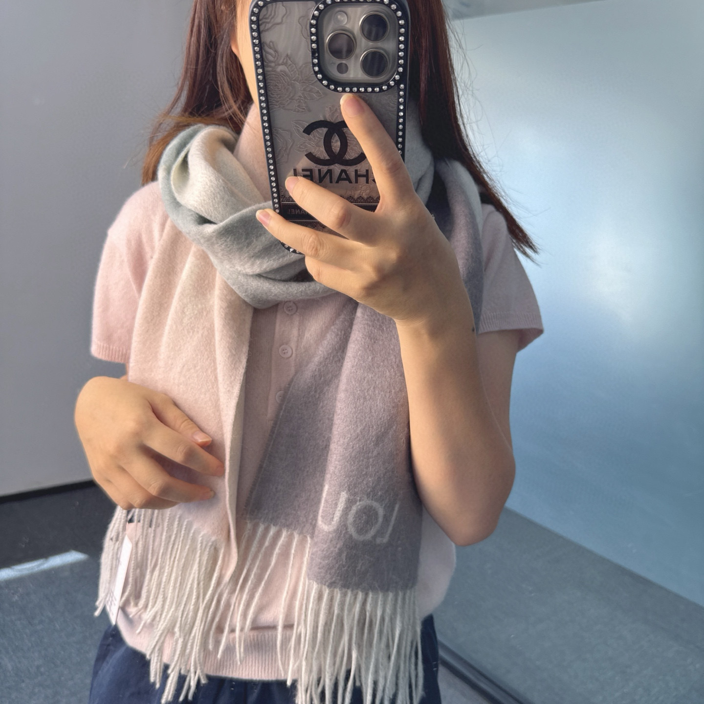 🆕【M70868】Louis Vuitton · REYKJAVIK GRADIENT渐变羊绒围巾❗️【