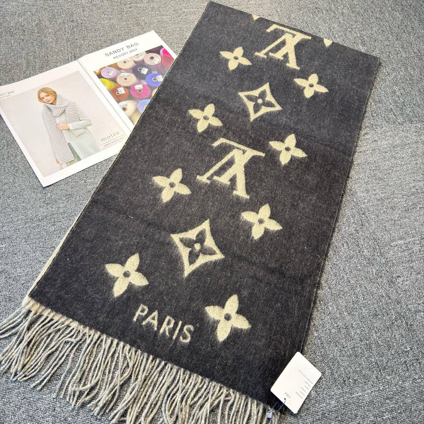 🆕【M70869】Louis Vuitton · REYKJAVIK GRADIENT渐变羊绒围巾❗️【