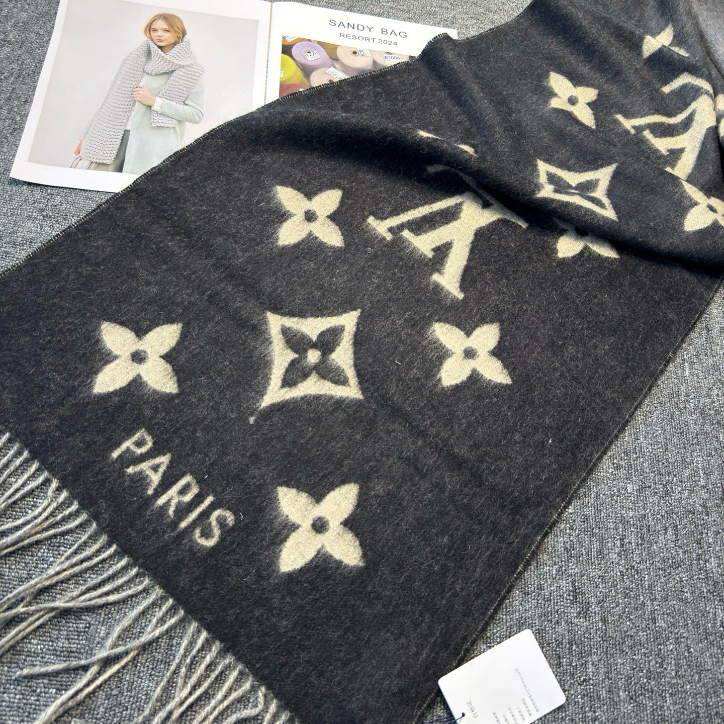 🆕【M70869】Louis Vuitton · REYKJAVIK GRADIENT渐变羊绒围巾❗️【