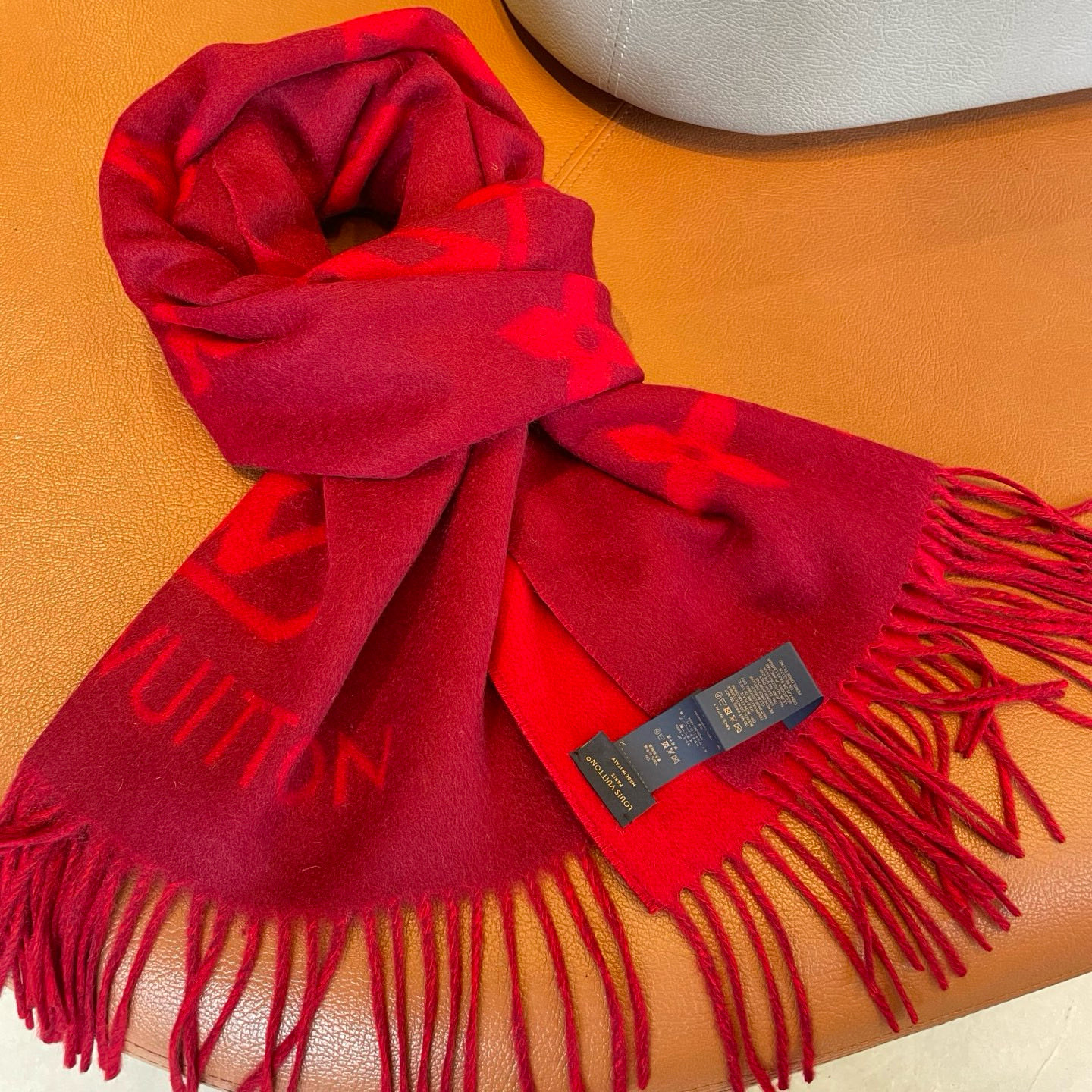 🆕【高端芯片版本 · M75505】Louis Vitton · 霍思燕同款披肩围巾两用【带芯片+二维码