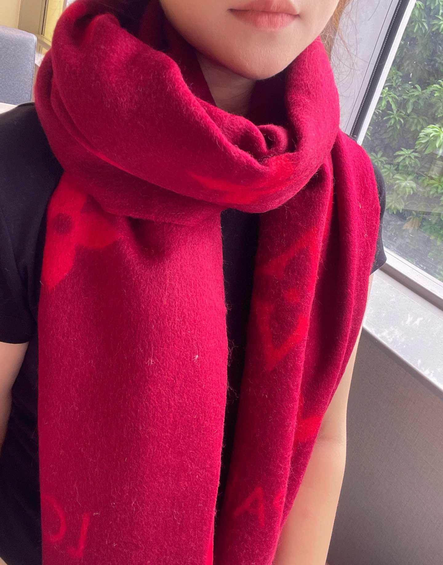 🆕【高端芯片版本 · M75505】Louis Vitton · 霍思燕同款披肩围巾两用【带芯片+二维码