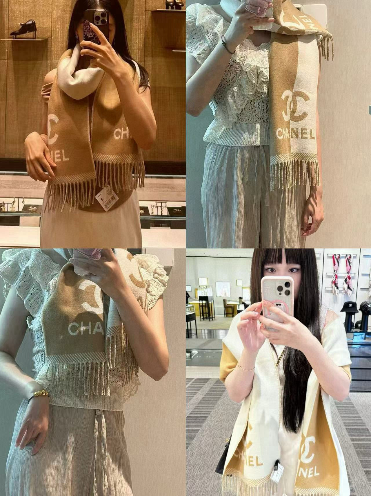 🆕高版Chanel · 香奶奶24年新款，拼色设计，经典的Logo提花展现，上身才会知道它的美，大牌范十